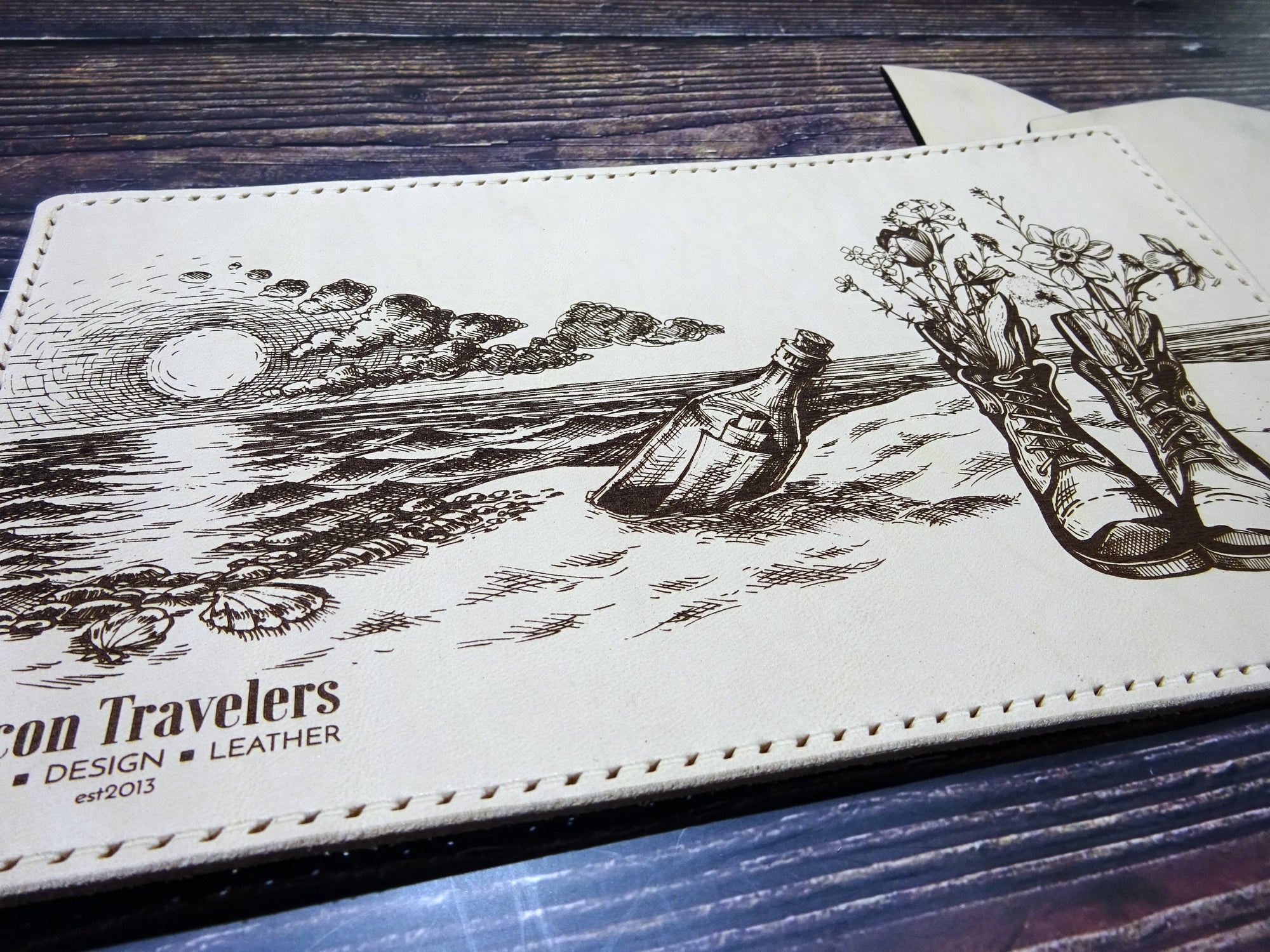 Engraved Boots on the Beach Add-On - Falcon Travelers