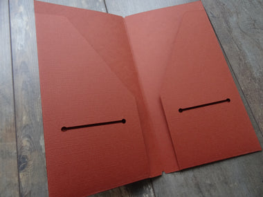 Folder insert, Cardstock - Falcon Travelers