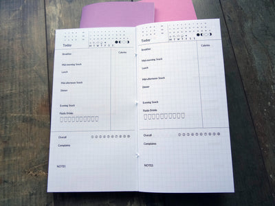 Food Tracker, Cardstock - Falcon Travelers