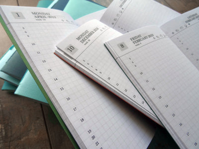 Day per Page Diary, Cardstock - Falcon Travelers