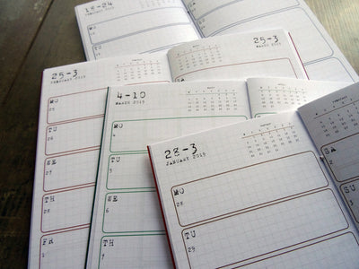 Weekly Diary, Vintage, Cardstock, Falcon Travelers, Notebook insert, Lady Falcon, Travelers, Notebook, Traveler's, Journaling, Planner, writing, leather, cover