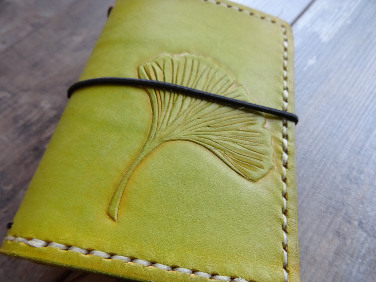 Tooled Leaf Add-On, Falcon Travelers, Traveler's Notebook Add-on, Lady Falcon, Travelers, Notebook, Traveler's, Journaling, Planner, writing, leather, cover