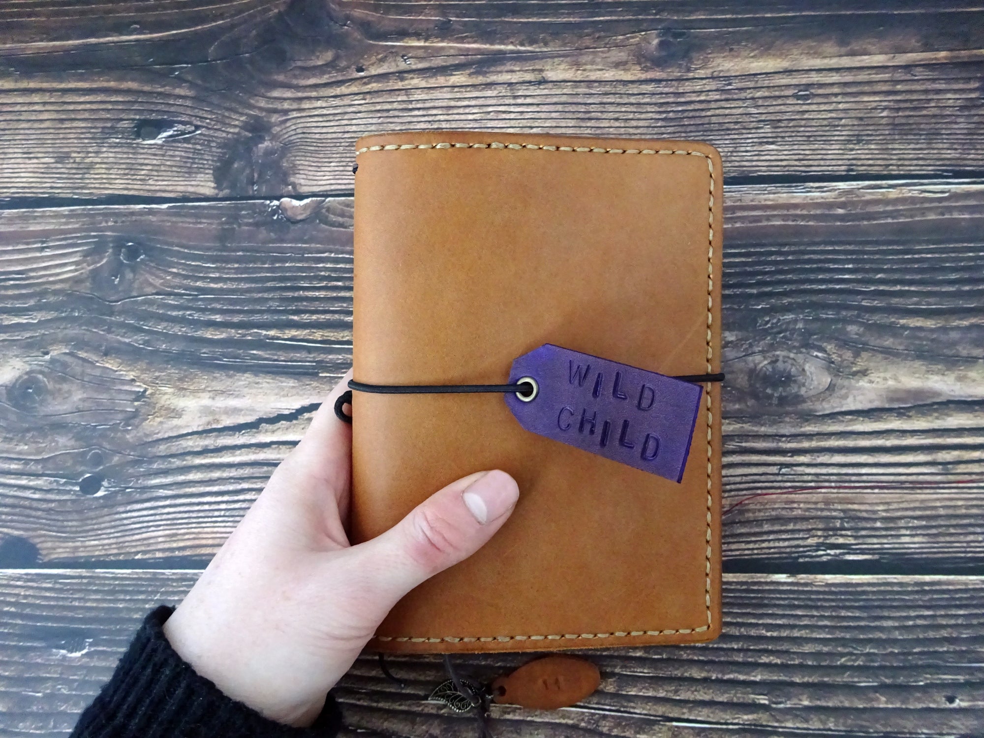 Leather Planner Tag