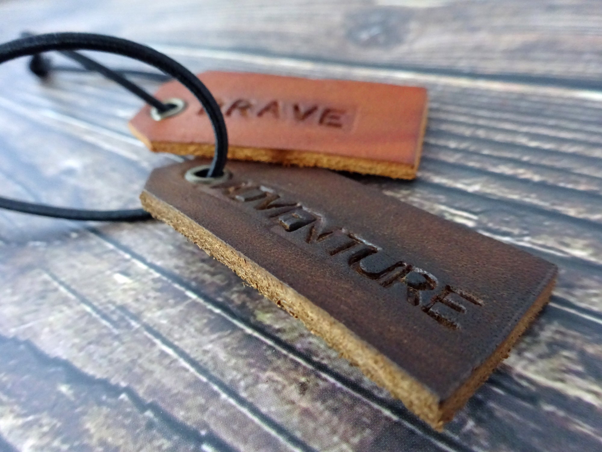 Leather Planner Tag