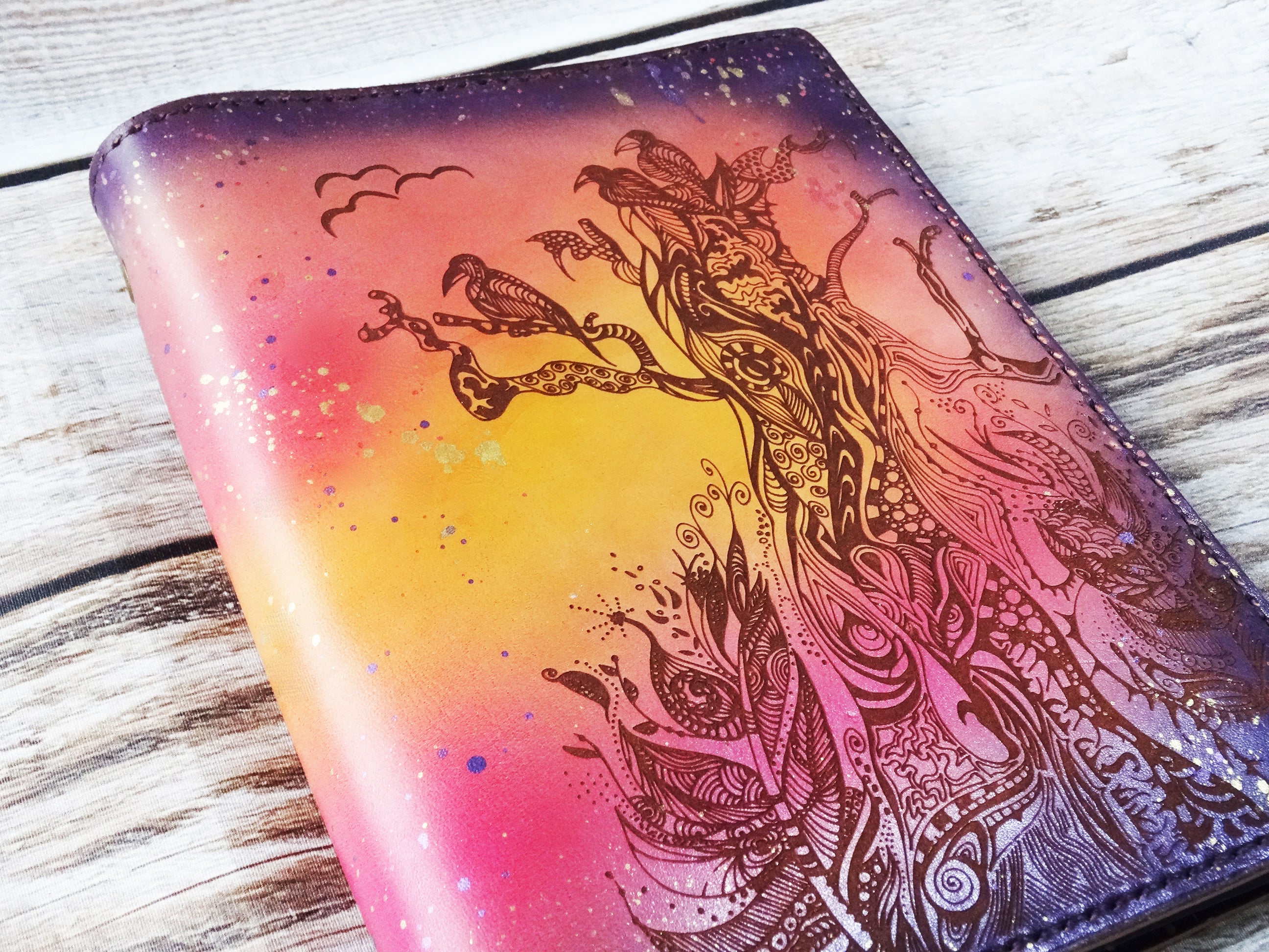 Engraved Raven Tree Add-On - Falcon Travelers