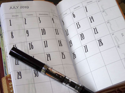 Monthly & Weekly Diary, Bold, Design - Falcon Travelers