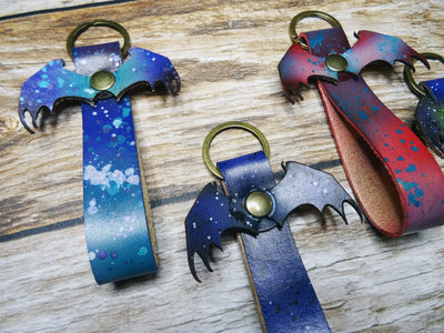 Leather Key-Fob, Dragon Wings, Falcon Travelers, Leather Accesories, Lady Falcon, Travelers, Notebook, Traveler's, Journaling, Planner, writing, leather, cover