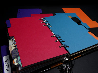 Ringbound Dividers, Cardstock, Falcon Travelers, Notebook insert, Lady Falcon, Travelers, Notebook, Traveler's, Journaling, Planner, writing, leather, cover