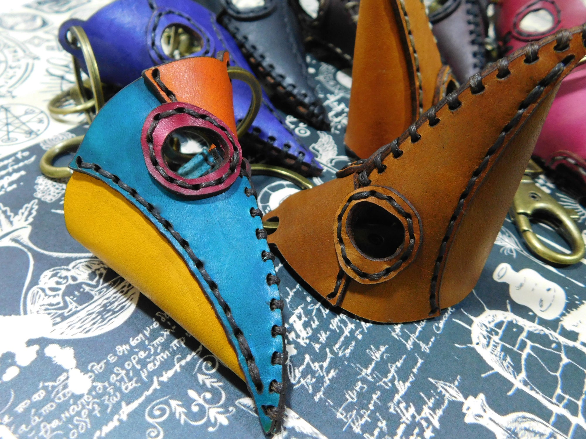 Leather Key-Fob, Plague Doctor - Falcon Travelers