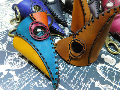 Leather Key-Fob, Plague Doctor - Falcon Travelers