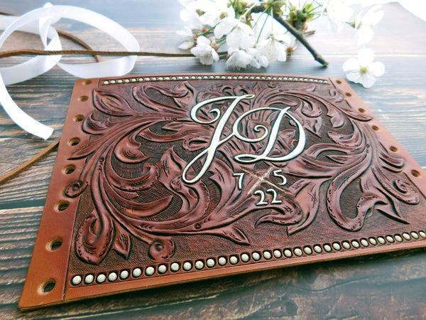 Custom Tooled Bouquet Wrap