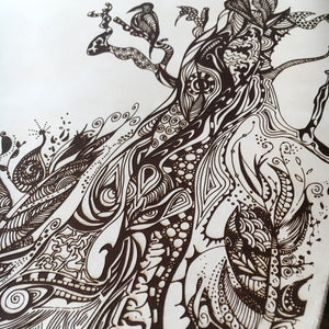 Engraved Raven Tree Add-On - Falcon Travelers