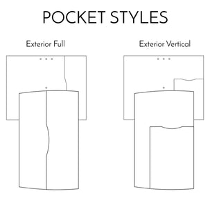 Exterior Pocket Add-On, Falcon Travelers, Traveler's Notebook Add-on, Lady Falcon, Travelers, Notebook, Traveler's, Journaling, Planner, writing, leather, cover