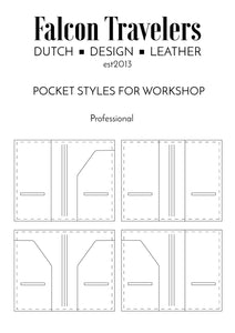 Workshop Make your own Travelers notebook, Professional style, Kit (Advanced) - Falcon Travelers